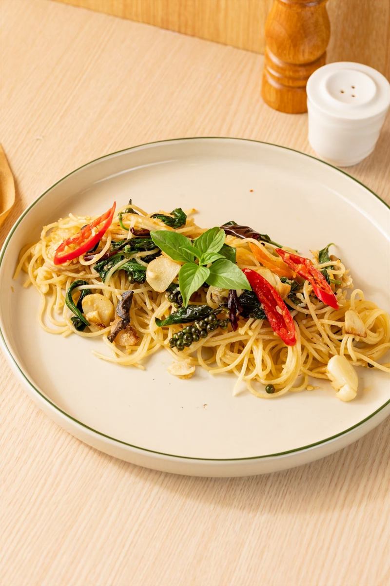 Spicy Seafood Spaghetti at UPPER·T