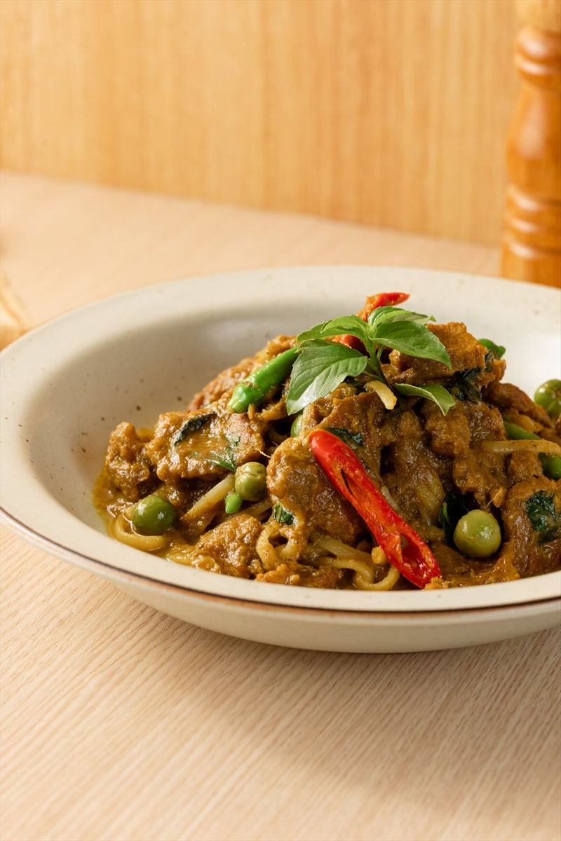 Thai Green Curry Pasta at UPPER·T