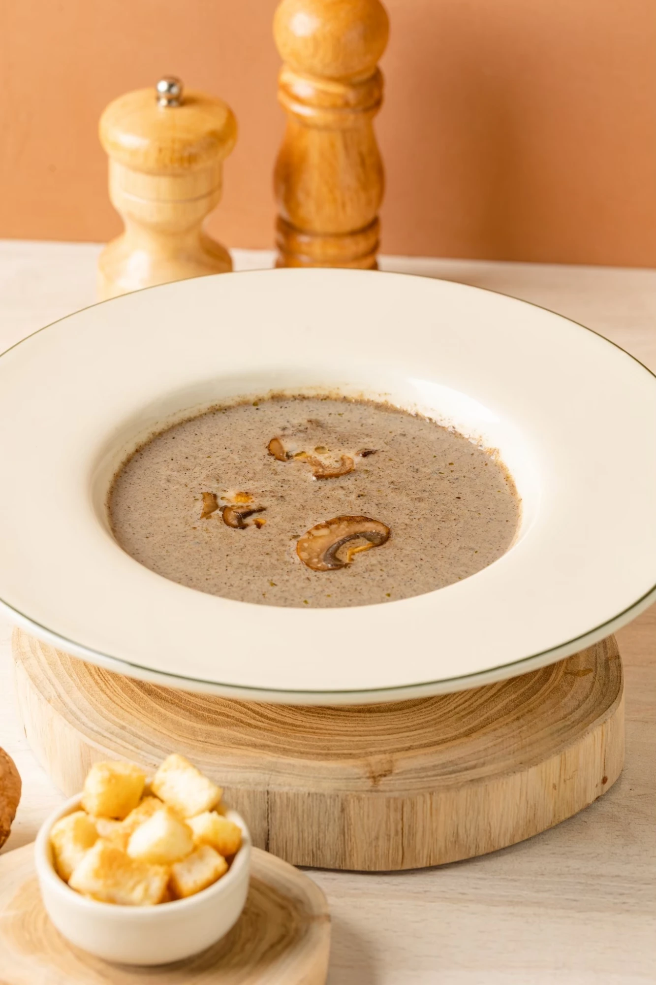 Mushroom Soup at UPPER·T